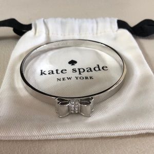 Kate Spade Silver Bow Bracelet